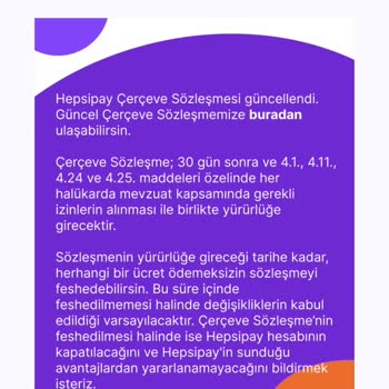 Rızam Dışında Yapılan Hepsi Pay Sözleşmesinin İptali Talebi