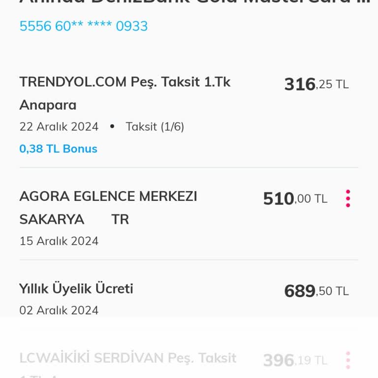 Denizbank Üyelik Ücreti İadesi Talebi