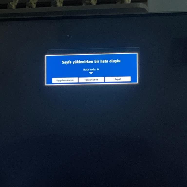 Beko TV Uygulama Merkezi Hata Kodu Sorunu