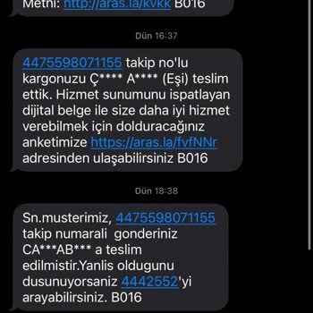 Aras Kargo'nun Yanıltıcı Teslimat Bildirimleri Ve Güvenlik Sorunları