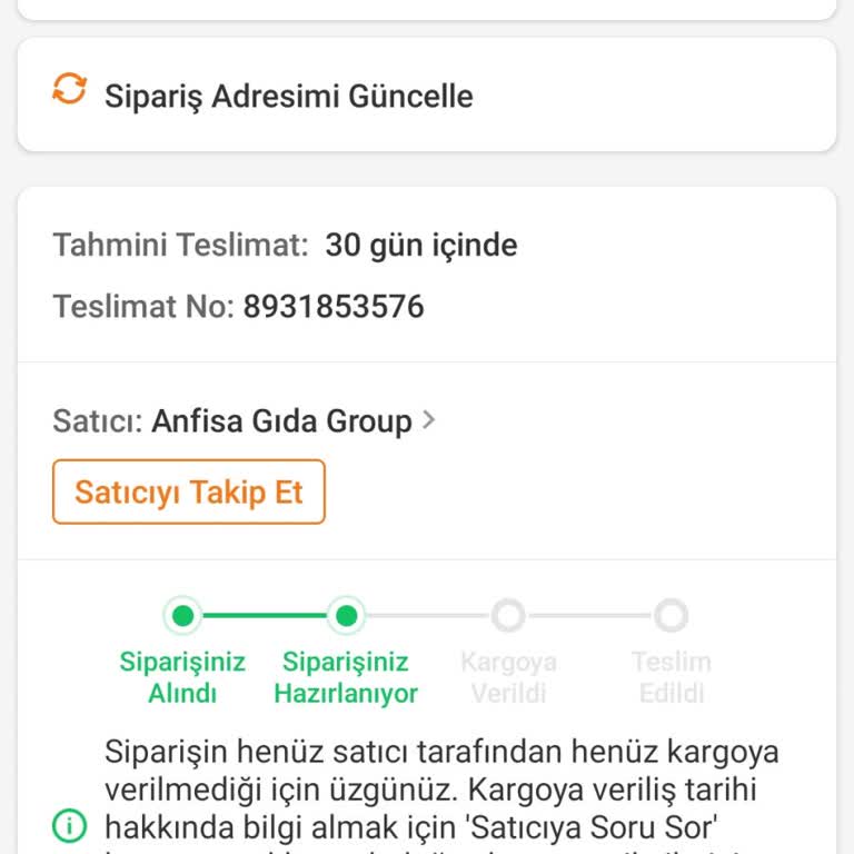 Trendyol'da Ürün Gönderimi Sorunu Ve Satıcı İhmali