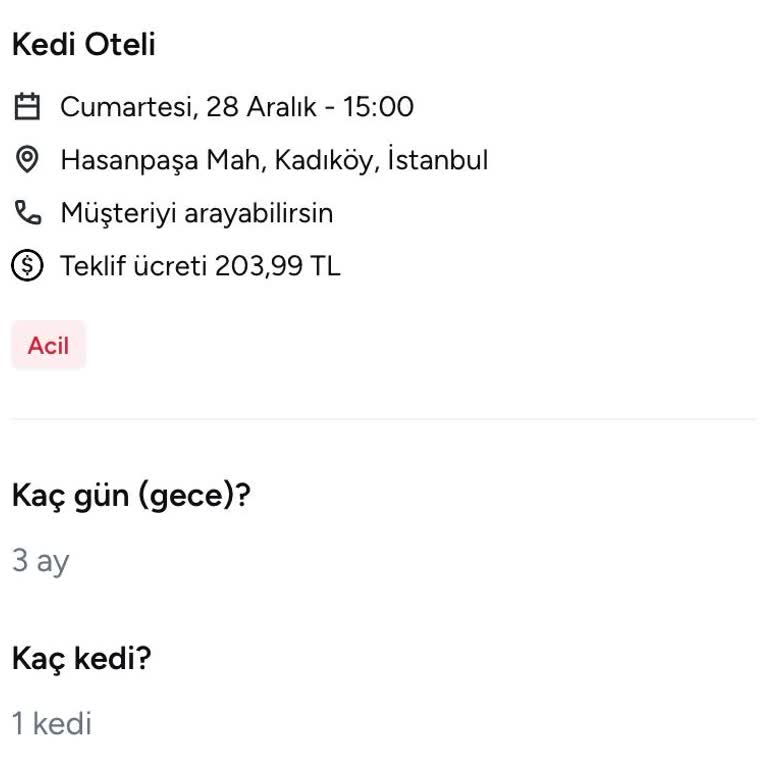 Teklif Fiyatlarının Yüksekliği Konusunda Hayal Kırıklığı