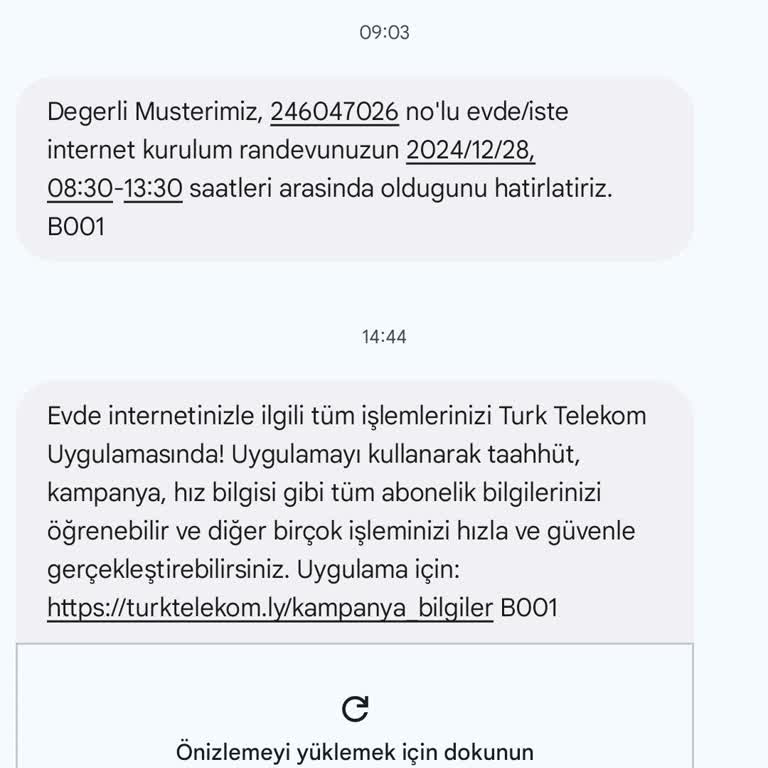 Türk Telekom Nakil İşleminde Gecikme Ve İletişim Sorunu