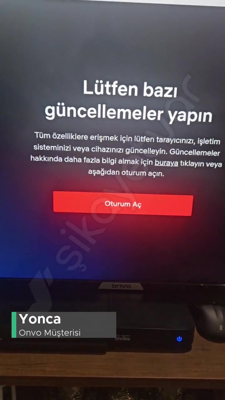 Onvo Netflix Güncelleme Hatası Veriyor! videonun kapak resmi