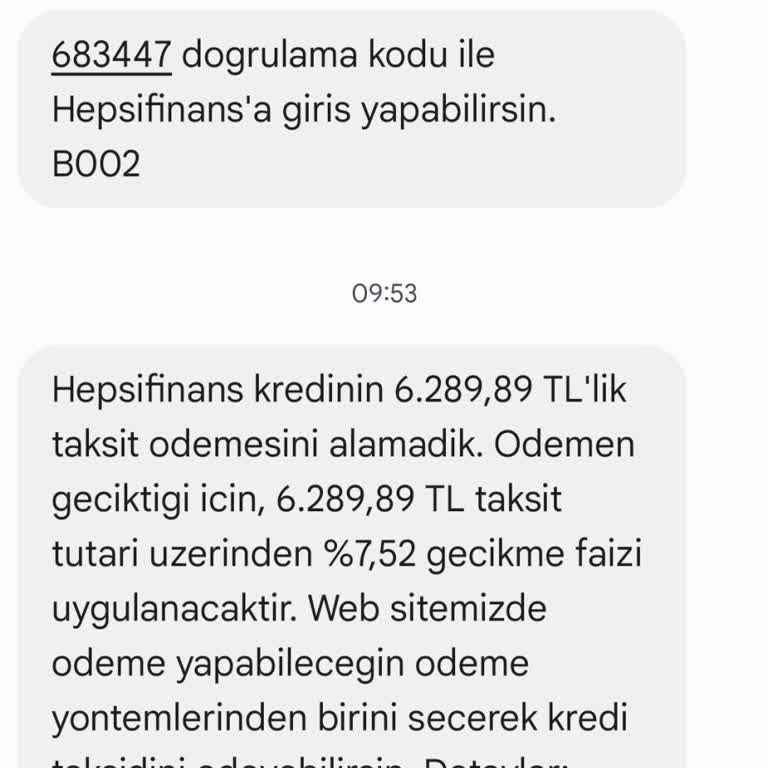 Hepsifinans Kredi Kapanışında Sorun