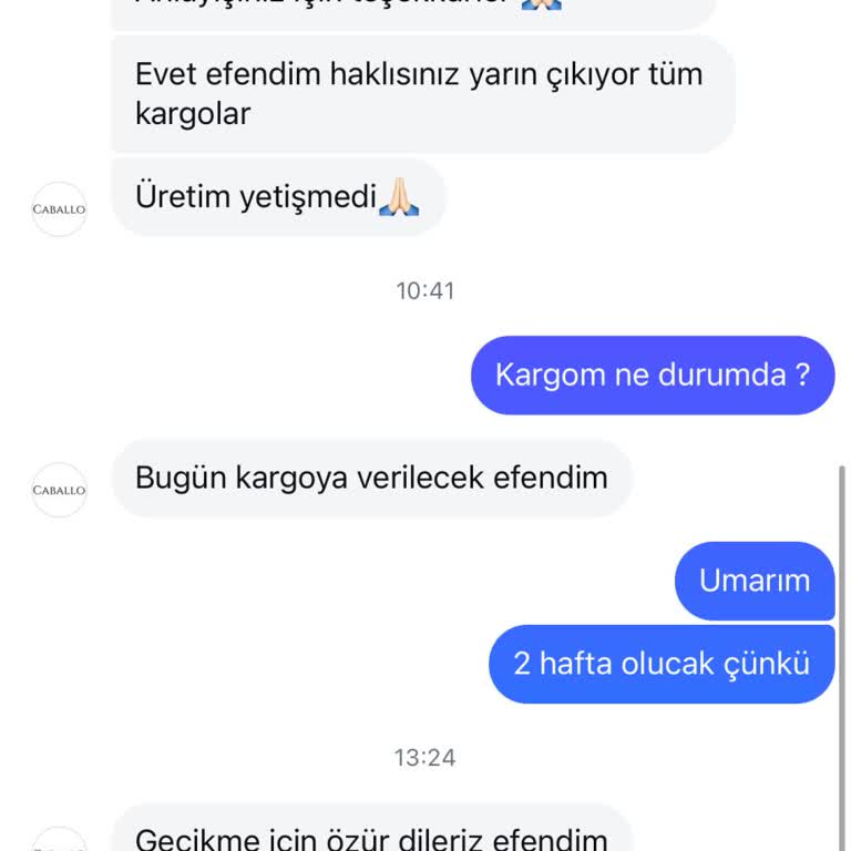Sipariş Teslimatında Sürekli Erteleme Ve Bahaneler