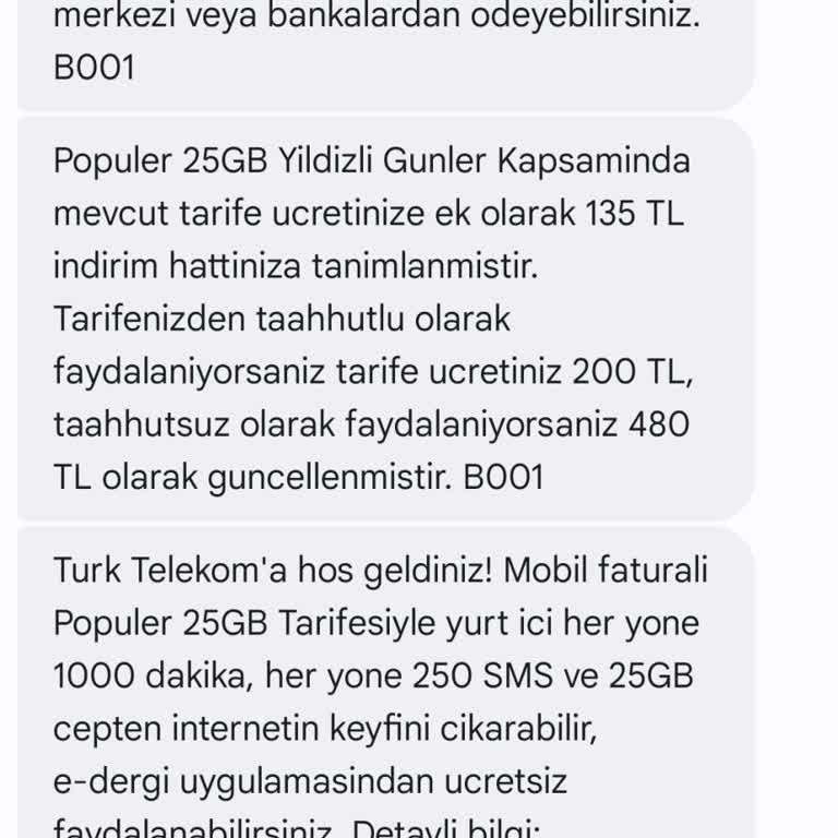 Yanlış Tarifeye Yönlendirme Ve Müşteri Hizmetleri Sorunu