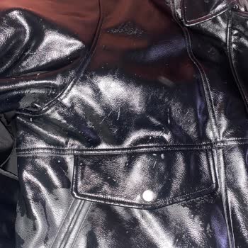 H&M Deri Ceket Yağmurda Köpürme Sorunu