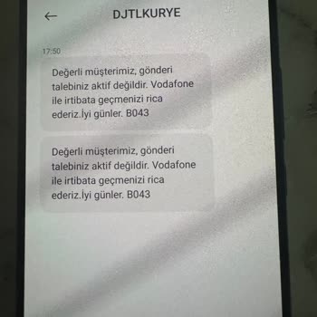 Vodafone'un Sim Kart Gönderimindeki Sorun Ve Ücret Artışı