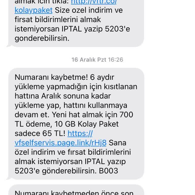 Beklenmedik Hat Kesintisi Ve Yüksek Açma Ücreti