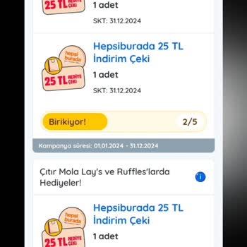 Kazandırio Uygulamasında Kaybolan Kampanya Kayıtları