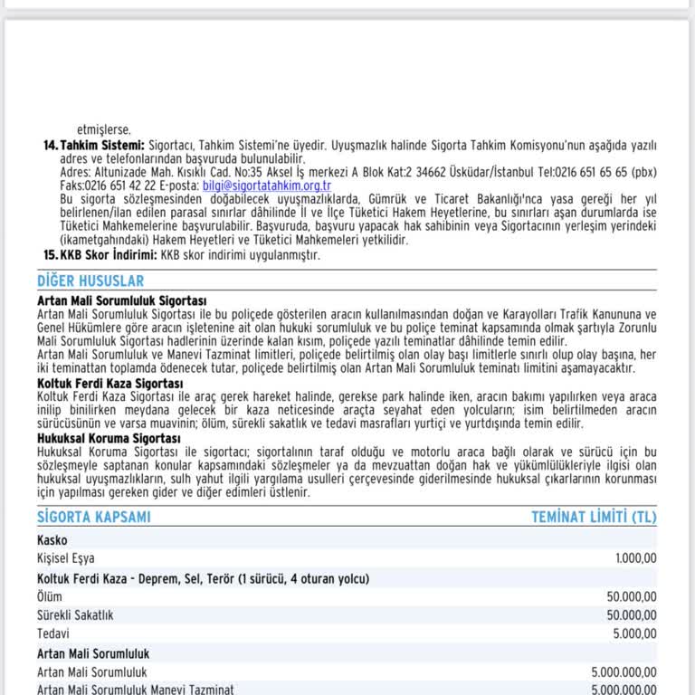 Anadolu Sigorta'nın Yetersiz Hizmeti Yüzünden Yolda Kaldım!