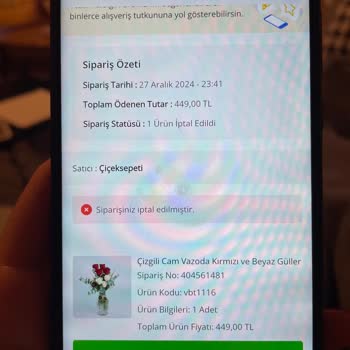 Çiçek Sepeti'nin Teslimat Sorunu Ve Müşteri Hizmetleri Eksikliği