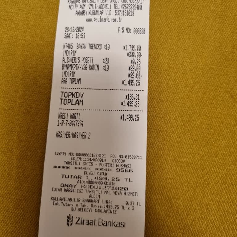 Kocaeli N City Paul Mark Mağazasında Hayal Kırıklığı