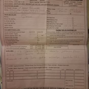 Servis Sonrası Kırık Dış Ünite Sorunu