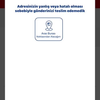 Yanlış Adres Tespiti Ve Şube Teslim Sorunu