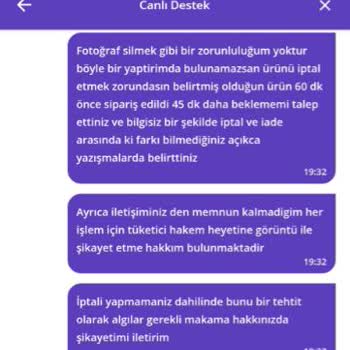 Getir Siparişimde Teslimat Ve Müşteri Hizmetleri Sorunu