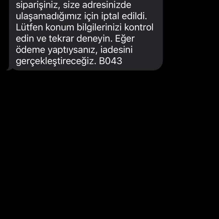 Teslim Edilmeyen Sipariş Ve Yanıltıcı Bilgilendirme