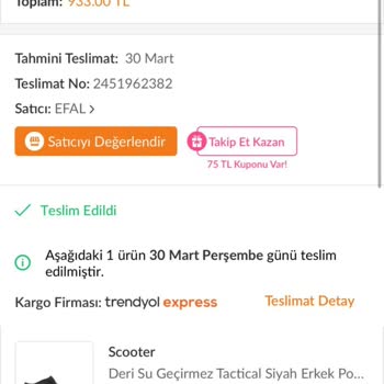 Scooter Botta Renk Değişimi Ve Müşteri Hizmetleri İlgisizliği!