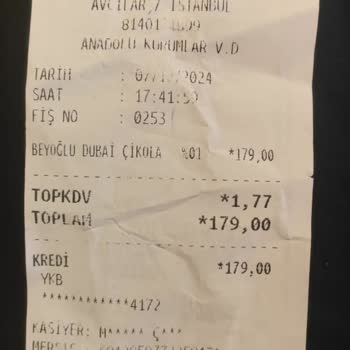 Çikolatadan Çıkan Antep Fıstığı Kabuğu İle Kötü Deneyim