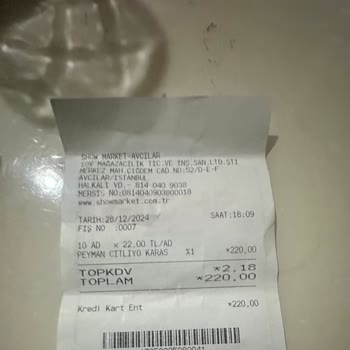 Tarihi Geçmiş Ürün Şoku