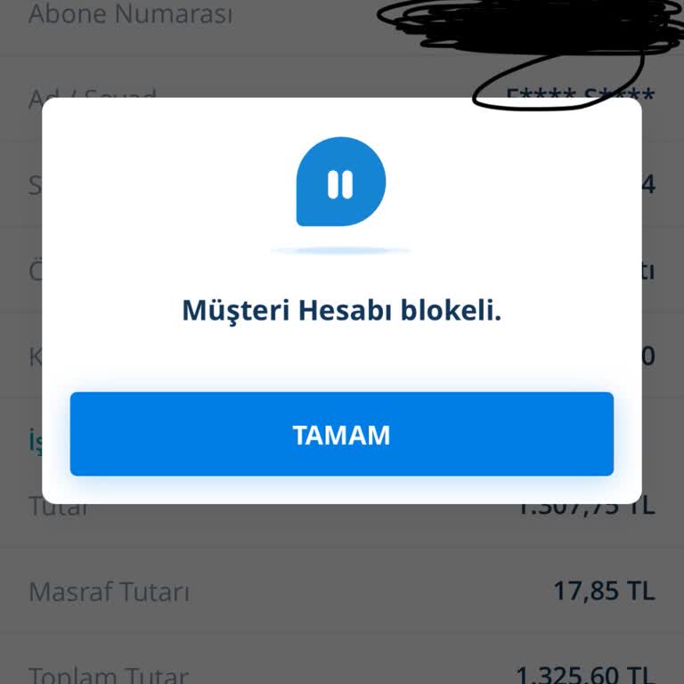 Borçsuzken Hesap Ve Kart Blokesi