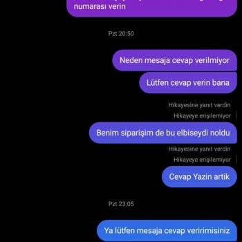 Sipariş Verilen Ürün Teslim Edilmedi
