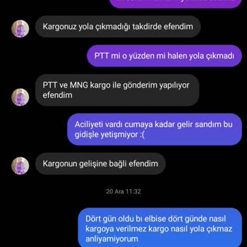 Sipariş Verilen Ürün Teslim Edilmedi