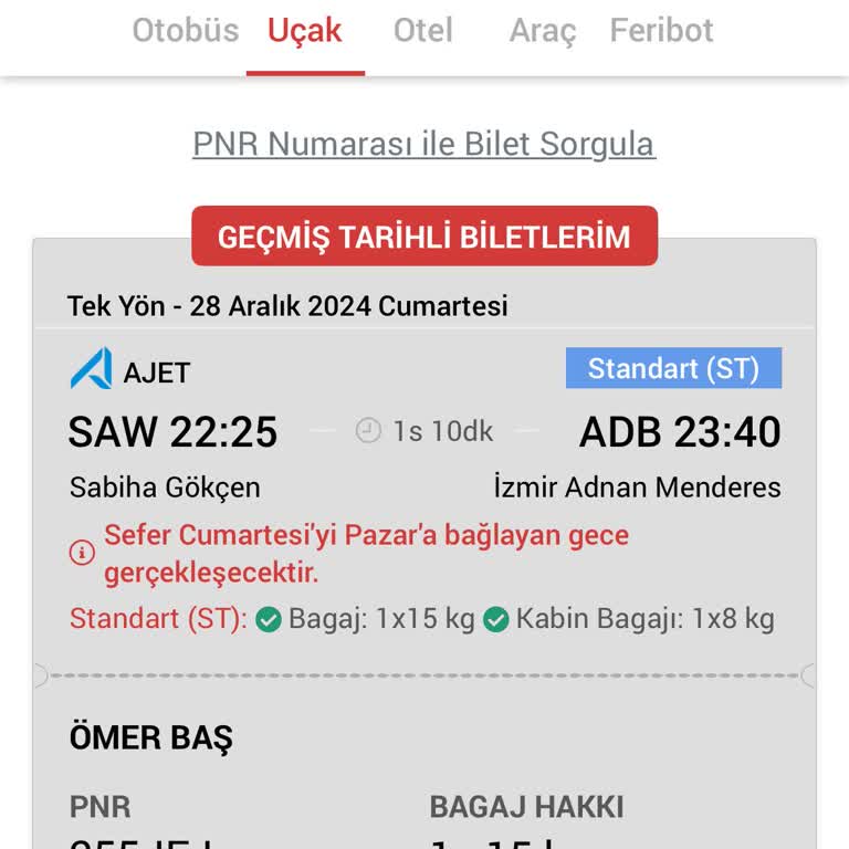 Mobil Uygulama Hatası Yüzünden Kaçırılan Uçuş