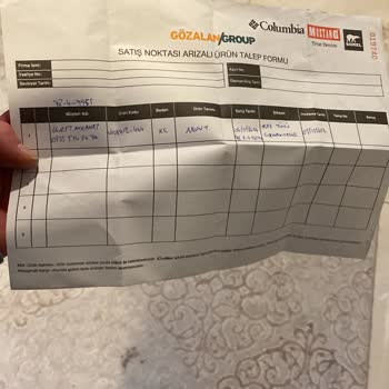 Columbia Ceket Tüy Dökme Sorunu