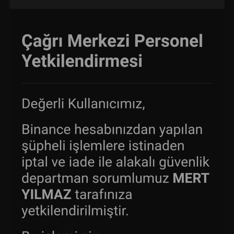 Binance Adına Yapılan Sahte Aramalar Ve Mailler