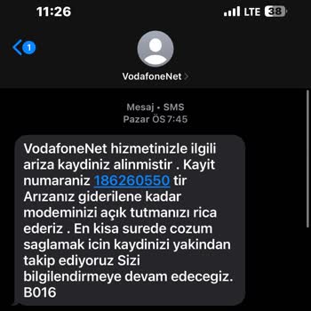 Vodafone Ev İnterneti Bağlantı Sorunu