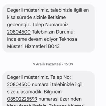 Teslim Edilmeyen Ürün Ve İlgisiz Müşteri Hizmetleri