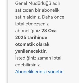 Tabii Uygulamasında Premium Üyelik Sorunu