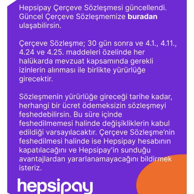 Hepsipay Üyelik Sözleşmesi Sorunu Ve İzinsiz İşlemler