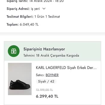 Boyner Siparişim 15 Gündür Hazırlanamıyor!