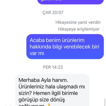 Sipariş Teslimatındaki Aksaklık Ve İlgisizlik