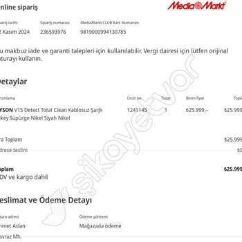 Dyson Şikayeti