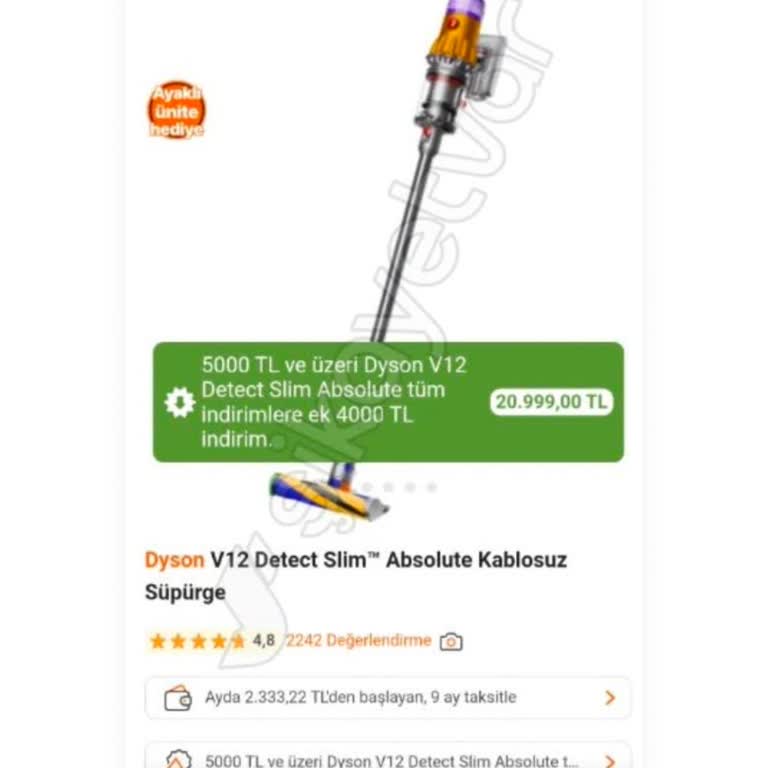 Dyson Süpürge Siparişimde Eksik Ürün Ve İletişim Sorunu