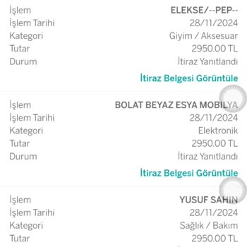 Garanti Bankası'nda Yetkisiz Kart Kullanımı Mağduriyeti