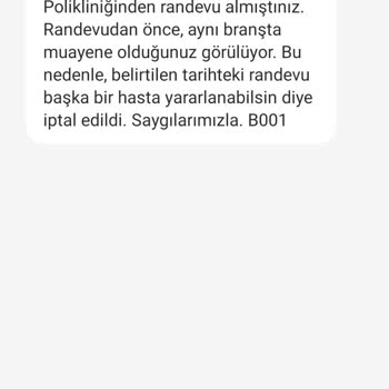Randevum Keyfi İptal Edildi: Geri İstiyorum