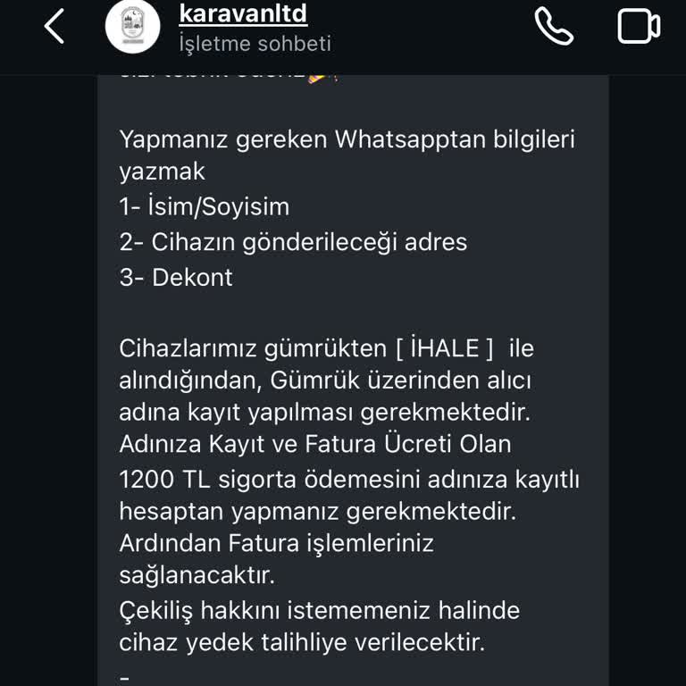 Çekilişle Gelen Yanıltıcı Talep