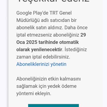 Premium Üyelik Sorunu Ve İletişim Eksikliği