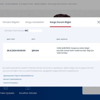 Aras Kargo Şikayeti