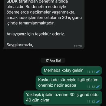 Kasko İptalinde Gecikme Ve İletişimsizlik