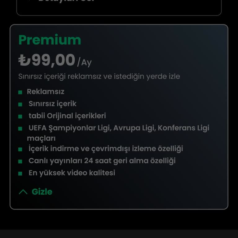 Mobil Ödeme İle Alınan Premium Üyelik Sorunu
