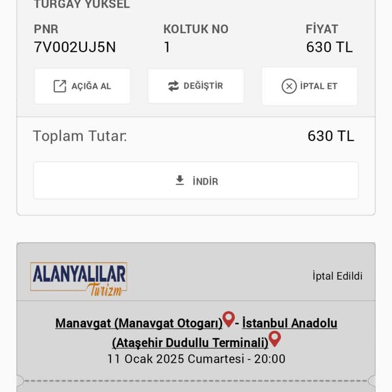Koşulsuz İptal Hakkı Tanınmıyor