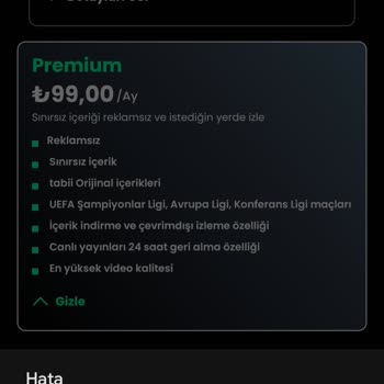 Premium Paket Aktivasyon Sorunu Ve Destek İhtiyacı