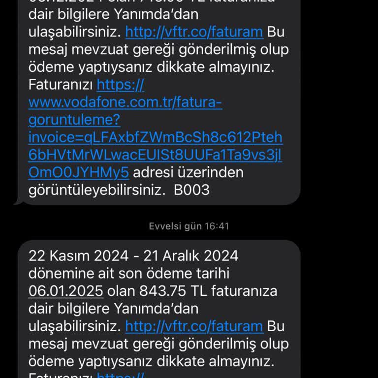 Yanlış Fatura Mağduriyeti