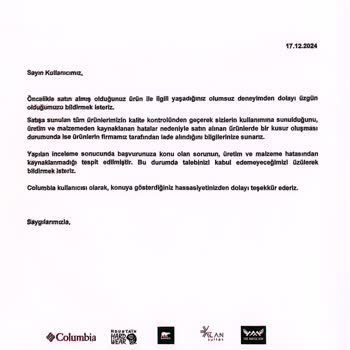 Columbia Ayakkabısının Su Geçirmezlik Sorunu